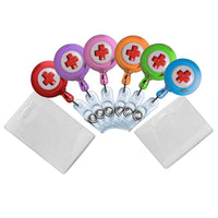 6 Retractable ID  + 2 card holders