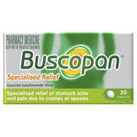 Buscopan Tablets 10 Mg - Hyoscine Butylbromide