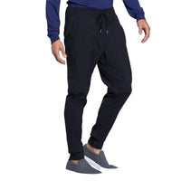 Infinity CK004A Scrubs Pants Mens Natural Rise Jogger Black
