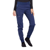 Infinity CK110A Scrubs Pants Womens Mid Rise Tapered Leg Jogger Navy