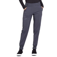 Infinity CK110A Scrubs Pants Womens Mid Rise Tapered Leg Jogger Pewter