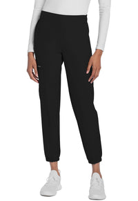 Cherokee Originals Ultra CK273A Elevation Jogger Scrubs Pant for Women Black