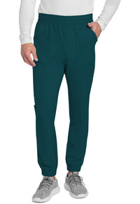 Cherokee Originals Ultra CK278A Mens Jogger Scrubs Pant Caribbean Blue