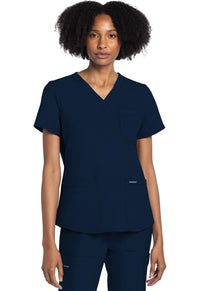 Cherokee Originals Ultra CK961A V-Neck Women Scrubs Top Navy