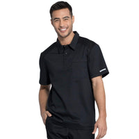 Cherokee Revolution WW615 Scrubs Top Men Black