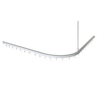 Curtain Track L Shape  2340mm x 2340mm Inc 3 x C/Supports
