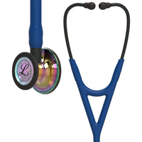 Littmann Cardiology IV Stethoscope Polished Rainbow Navy Stem 6242