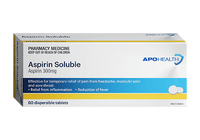 APH Aspirin Soluble Tab 300mg