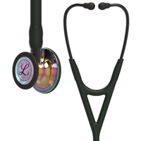 Littmann Cardiology IV Stethoscope Polished Rainbow Black Stem 6240