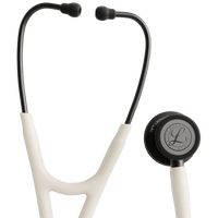 Littmann Cardiology IV Stethoscope Satin in Alabaster on Black