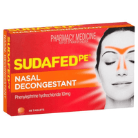 Sudafed PE Nasal Decongestant Tablets - 48 Tablets